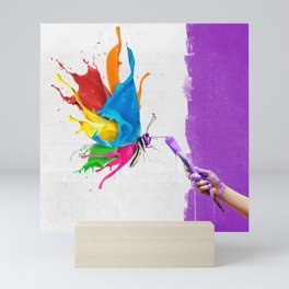 Colour Butterfly Mini Art Print