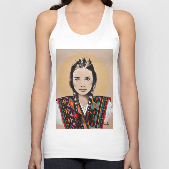 Dziewczyna Janosika Unisex Tank Top