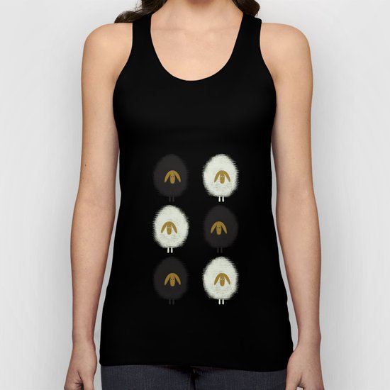 Sheep ochre Unisex Tank Top