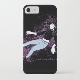 music is an outburst of the soul iPhone Case