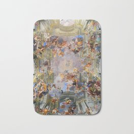 The Triumph Of St Ignatius Ceiling Painting Fresco Renaissance  Bath Mat | Gods, Oil, Cherubs, Cherub, Biblical, Angels, Allegory, Renaissance, God, Painting 