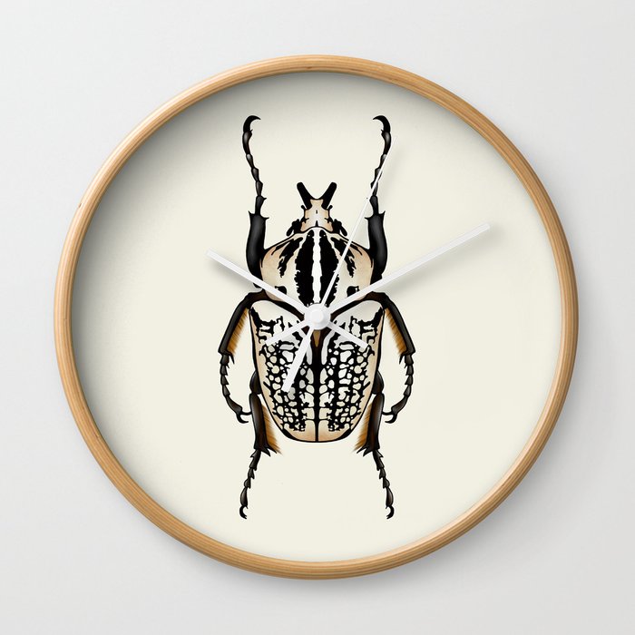 Goliath Beetle Bug Wall Clock