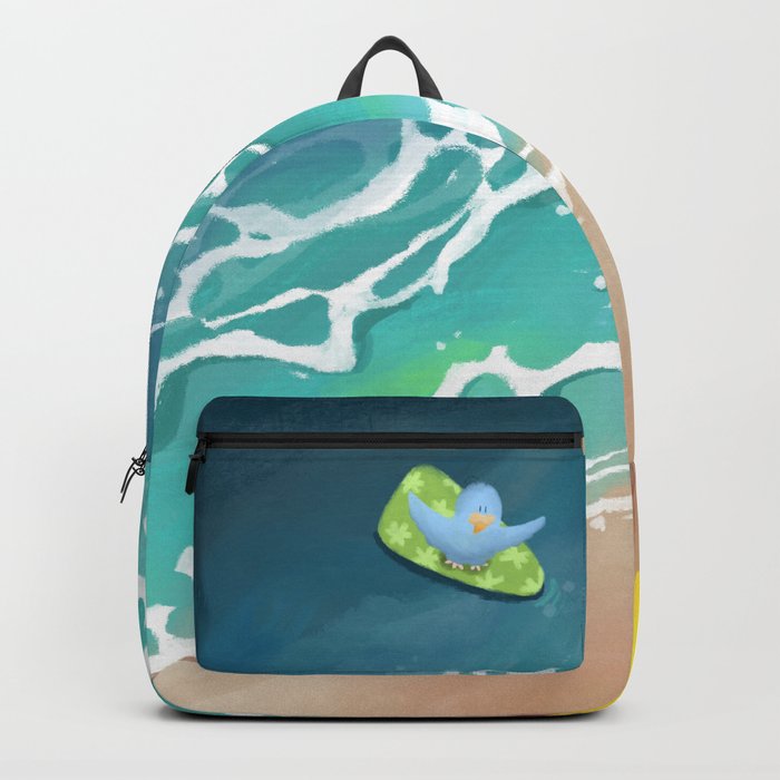 Welcome to Budgie Beach!  Backpack