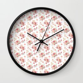 Beautiful Roses - floral, flowers, flower Wall Clock