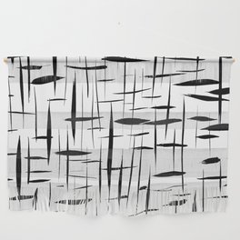 Criss Cross - Black and White Wall Hanging