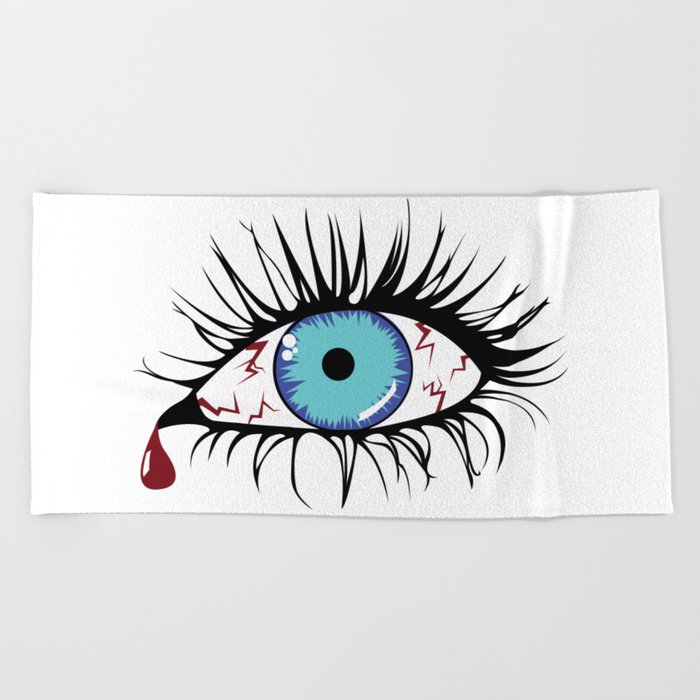 eye crying tear of