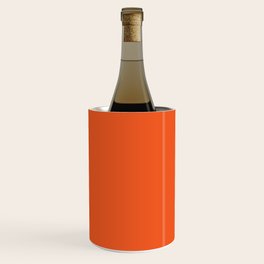 Plain Solid Color Vivid Orange (M80 Y100) Wine Chiller