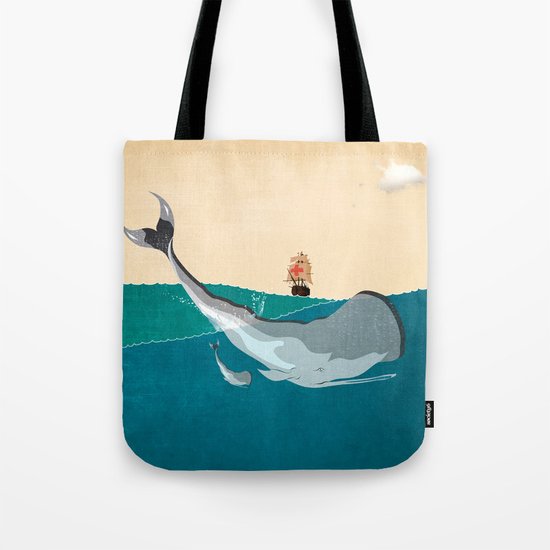 Whale Tote Bag
