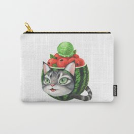 watermelon cat Carry-All Pouch
