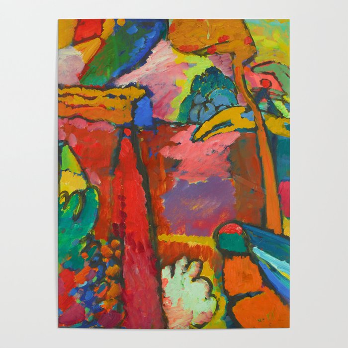 Wassily Kandinsky, New colors Poster