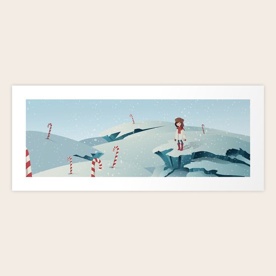 snow-candy Art Print
