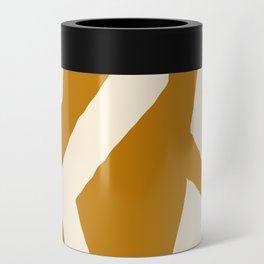 Elegant Gold Abstract Can Cooler