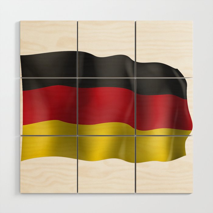 Germany flag Wood Wall Art