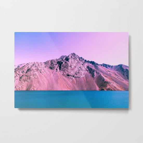 Pastel mountains Metal Print