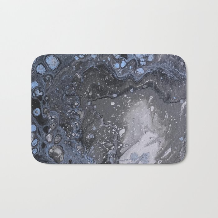 Rain puddles at night Bath Mat