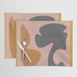 2 Matisse Inspired Abstract Shapes 220221 Cut Out Papiers Decoupes Boho Aesthetic Placemat