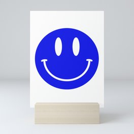 Smiley Blues Mini Art Print