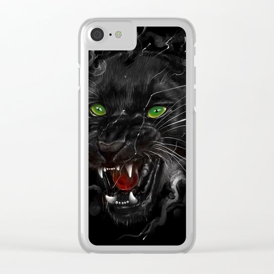 Black Panther Clear iPhone Case