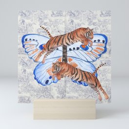 Jumping Tiger  Mini Art Print