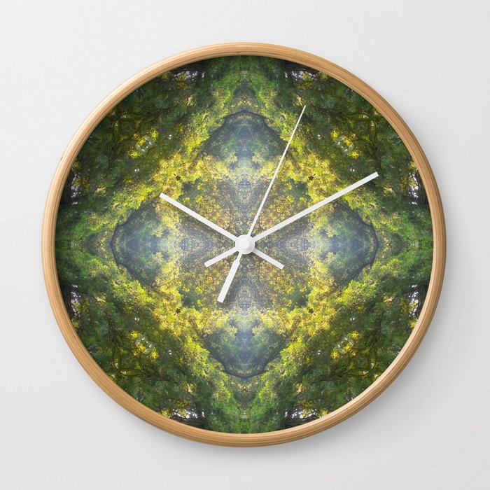 Forest Quadrant Wall Clock