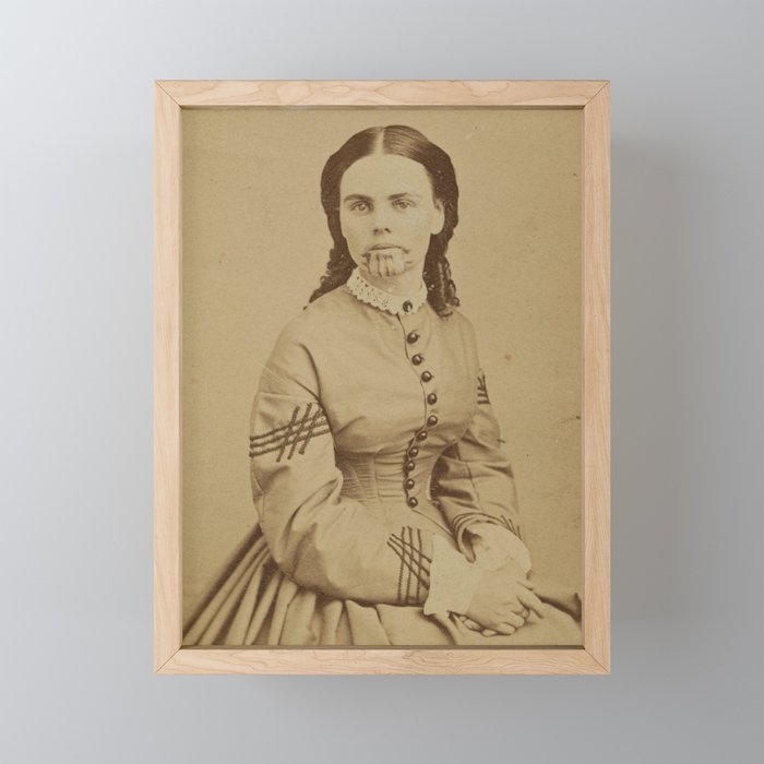 Olive Oatman, 1863 Framed Mini Art Print