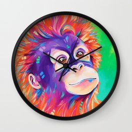 Orangutan Wall Clock