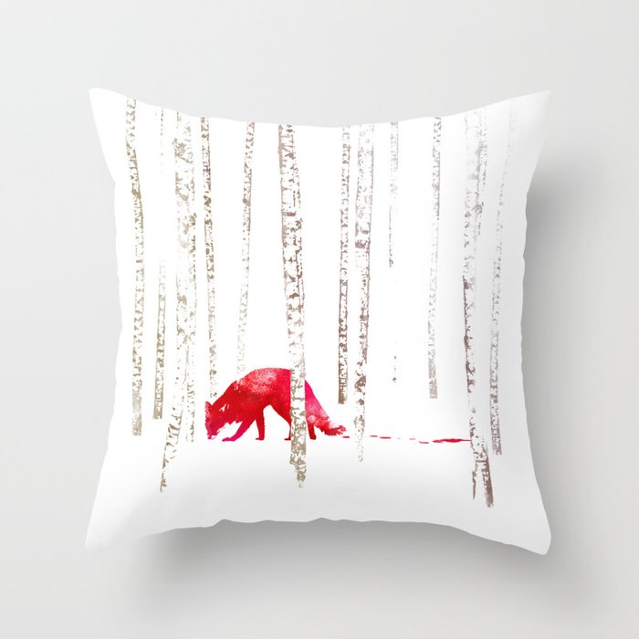 There's nowhere to run Throw Pillow