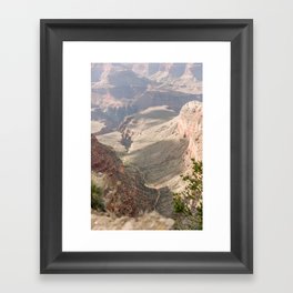 The Valley of Shadow and Light Framed Art Print