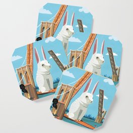 "Brooklyn Bunny" Coaster