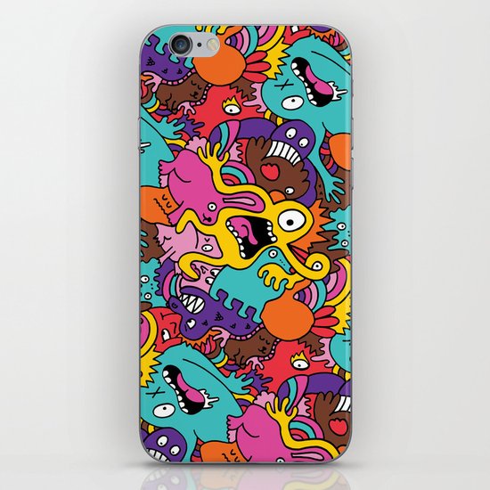 More Monsters, More Patterns iPhone & iPod Skin