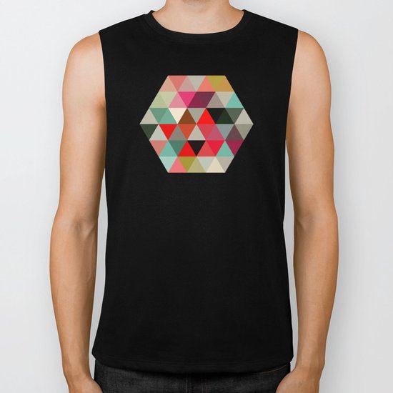 Geo Hex 03. Biker Tank