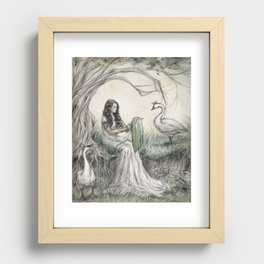 The Wild Swans Recessed Framed Print