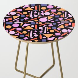Midcentury colourful geometric shapes  Side Table