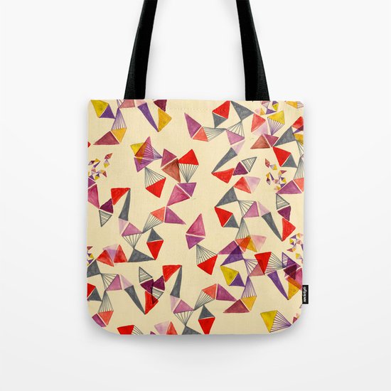watercolour geometric shapes Tote Bag