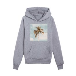 PALM TREE in the sky Kids Pullover Hoodies