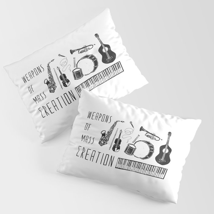 Weapons Of Mass Creation - Music Pillow Sham