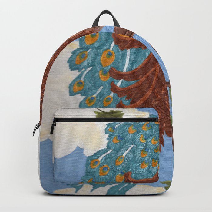 peacocks backpack