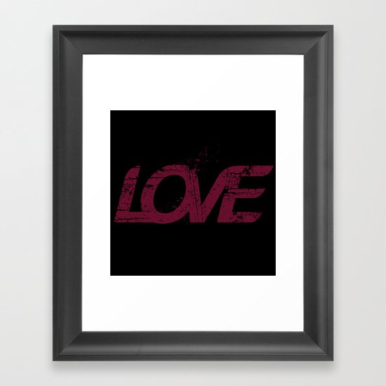 Distressed Framed Art Print