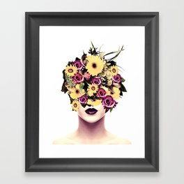 Flower Head Framed Art Print