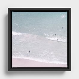 Beach Dreams 1  (part of a diptych)  Framed Canvas
