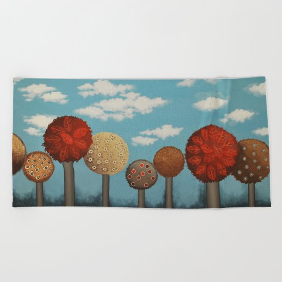 Dream grove Beach Towel