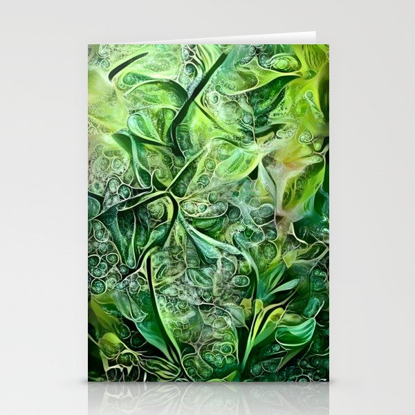 Surreal Leaves Stationery Cards
