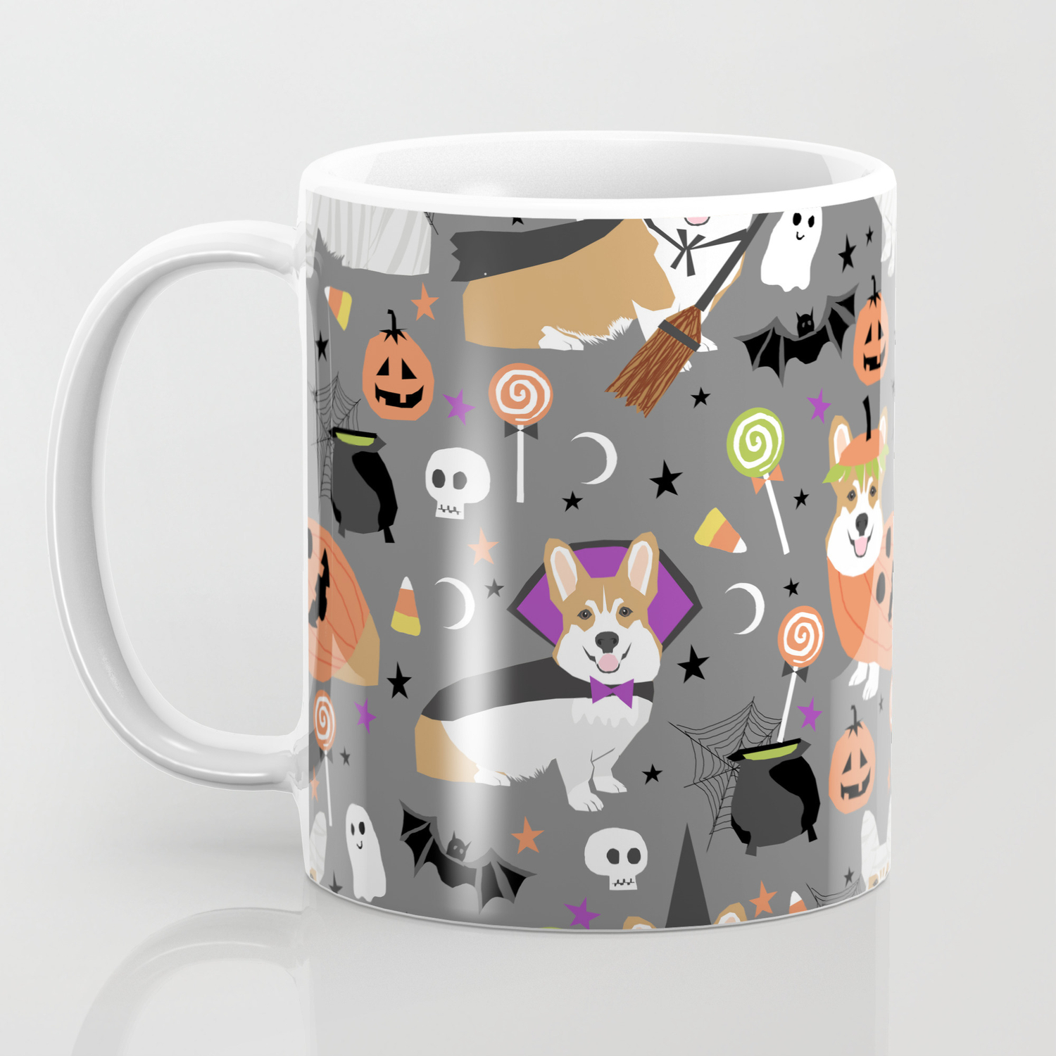 Corgi Halloween Costume Ghost Mummy Vampire Howl O Ween Dog Gifts Coffee Mug By Petfriendly Society6
