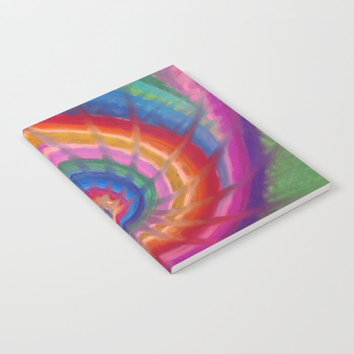 Spring into action with colour spirals Notebook