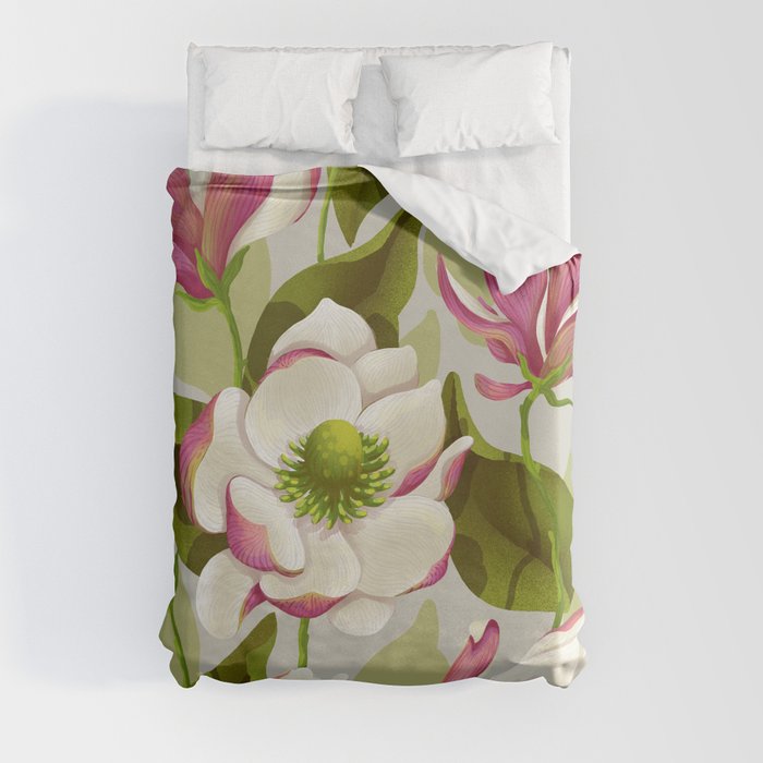 magnolia bloom - daytime version Duvet Cover