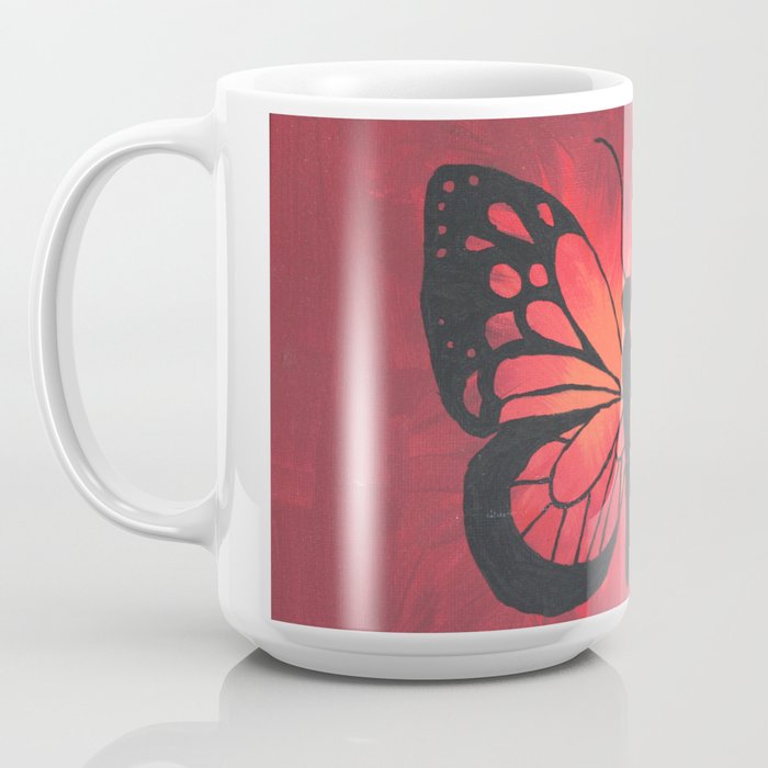 Butterfly Acrylic Painting Coffee Mug By Alexispassmore Society6