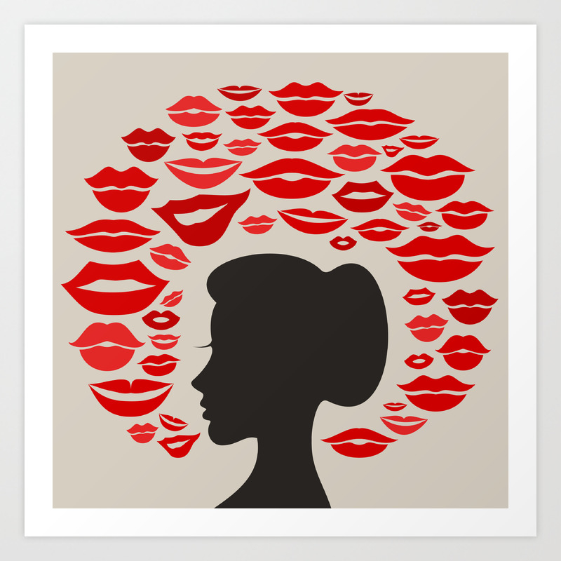 Kiss2 Art Print By Aleksander1 Society6