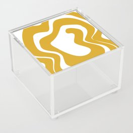 Orange abstract Acrylic Box