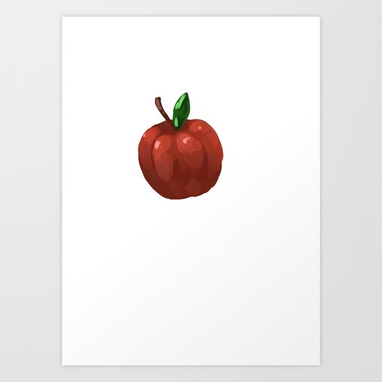 Apple Art Print