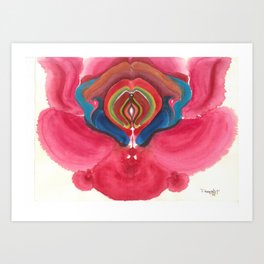 Yoni Flowering Art Print